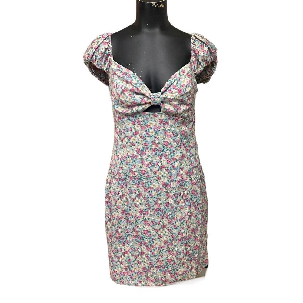 NEW ASTR Floral Print Sheath Dress Size Medium